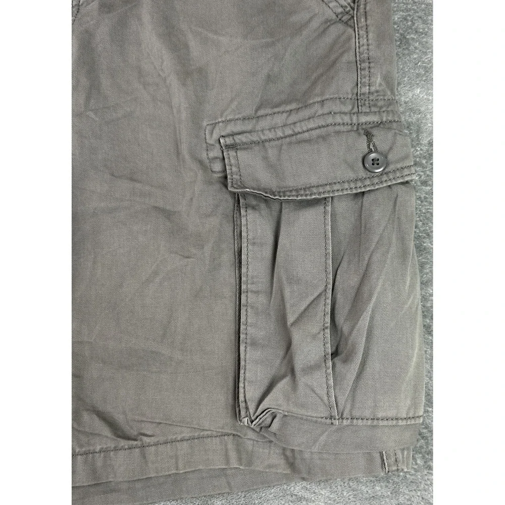 Levis‎ Signature 36 Gray Cargo Shorts Cotton Classic Outdoor Preppy Grunge y2k